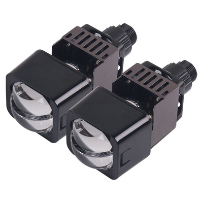 三为车灯新品M2+1.5寸52瓦6000K矩阵LED双光透镜大灯汽车大灯升级