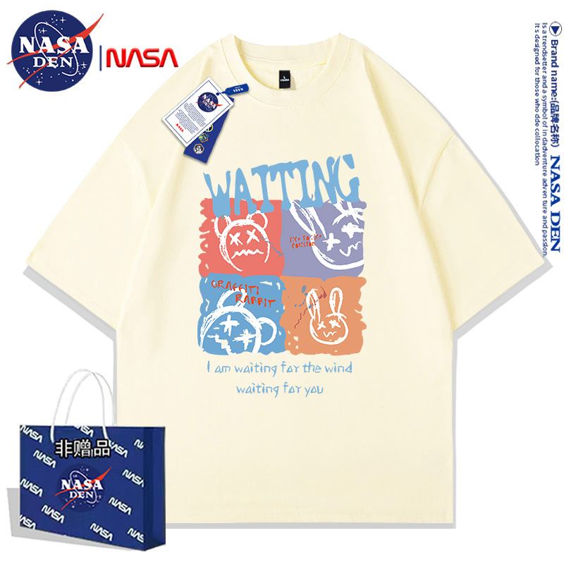NASA联名春夏季纯棉重磅短袖T恤