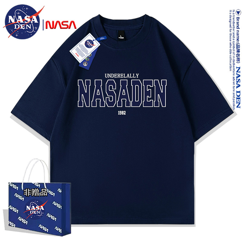 NASA联名男女同款纯棉短袖T恤