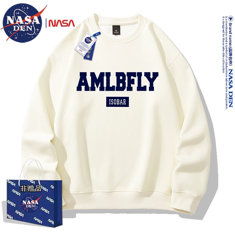 NASA联名美式重磅长袖卫衣男女款