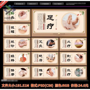 中医院望闻问切精气神传统中医养生文化医馆背景老中医文化墙素材