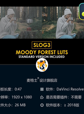 达芬奇电影感Slog3调色LUT预设合集支持ARRI与佳能摄影机