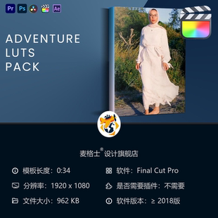 航拍色彩校正工具支持DaVinci FCPX电影级调色LUT预设包 Resolve