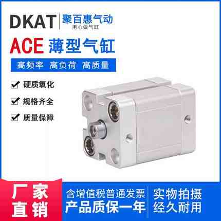 气缸ACE125X5S 10S 15S 20S 25S 30S 35S 40S 45S 50S 55S 60S-SB