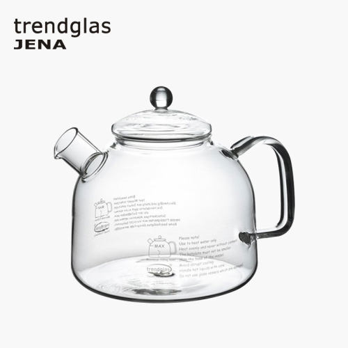 德国Trendglas Jena直火煮茶壶耐高温玻璃壶烧水壶水果泡茶壶过滤