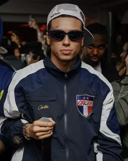 Corteiz Woven Suit, Breathable, Same Style as European and American Celebrities, Ukdripdrill Hip-Hop Rap Street Sports