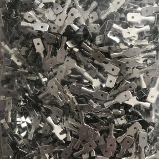 线耳 冷压端子 接插件 6.3插片 2000只黄铜镀铜锡 接线端子