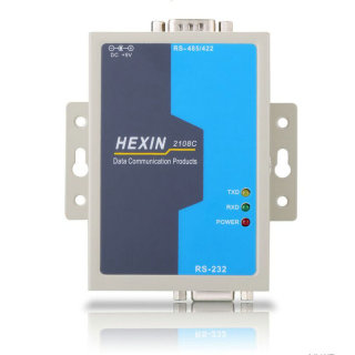 HXSP-2108C RS232转RS485/422工业级 带防雷光电隔离转换器