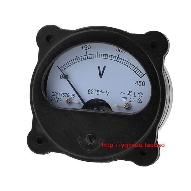 指针式交流电流表62T51-10A 30A 50A 100/5A 200/5A规格齐全80MM