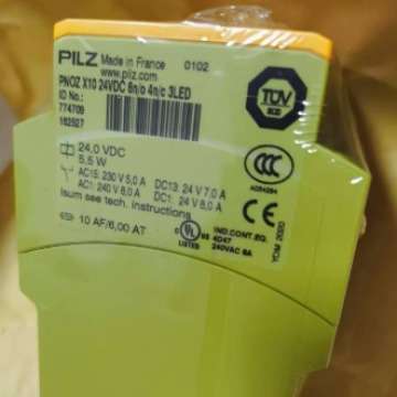 Pilz 皮尔磁PNOZ X10 24VDC 6n/o 4n/c 3LED（774709）安全继电器