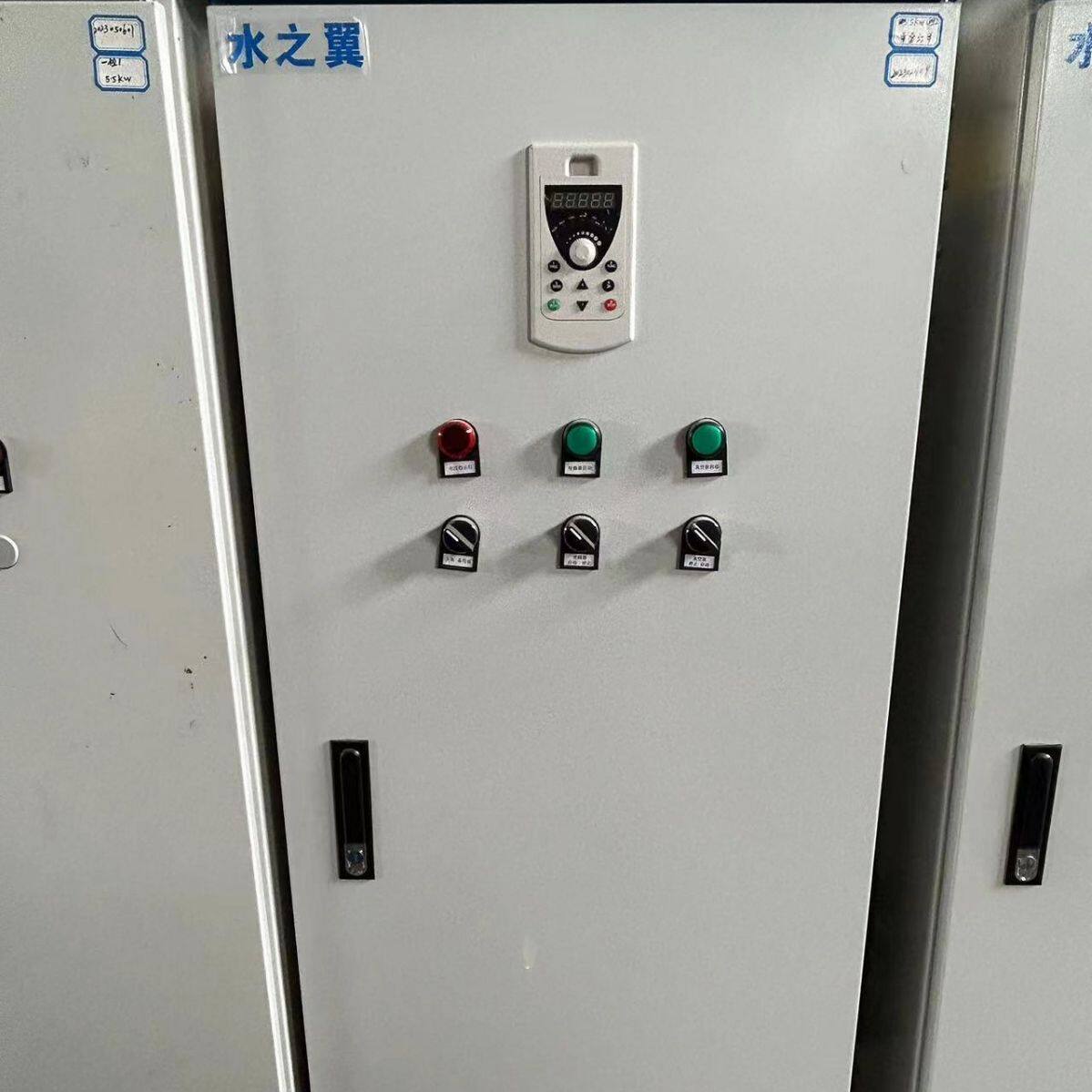 PLC自动化变频控制柜 恒压供水变频柜 工农业55KW直供变频柜X20