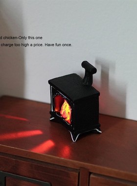 秃鸡!没事做 送Ta一个壁炉陪她入眠吧 壁炉小夜灯 桌面摆件