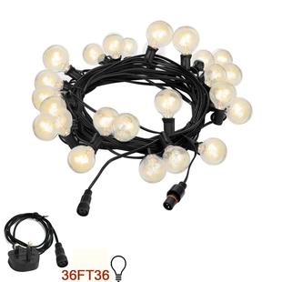 G40英规36FT36灯串G40钨丝球泡氛围婚礼节日装 饰灯串