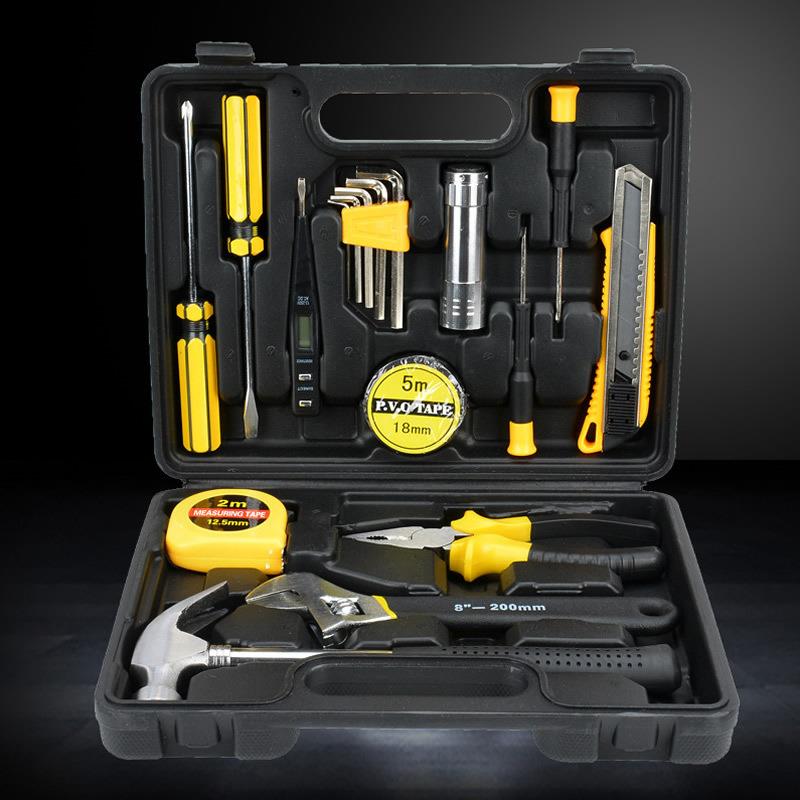 汽车工具LC8018家用工具箱套装 电工工具组合套 五金维修工具箱