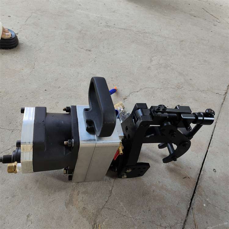 矿用气动钢轨钻 XQZ-32自锁式轻型钻孔机 钢轨打孔机 气动轨道钻
