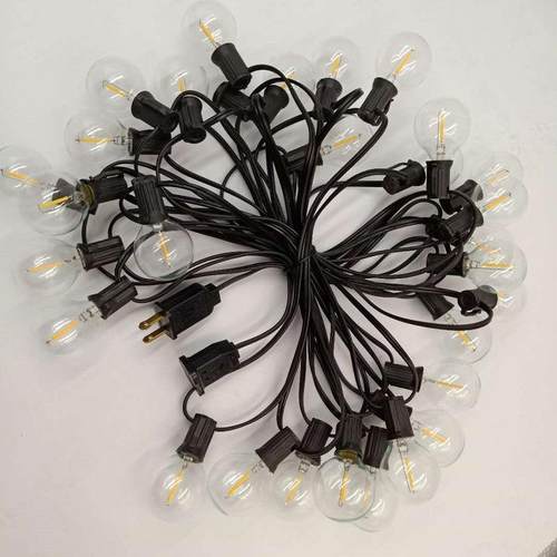 工厂直销G40户外防水灯串美规UL标准25灯LED庭院圣诞装饰UL认证