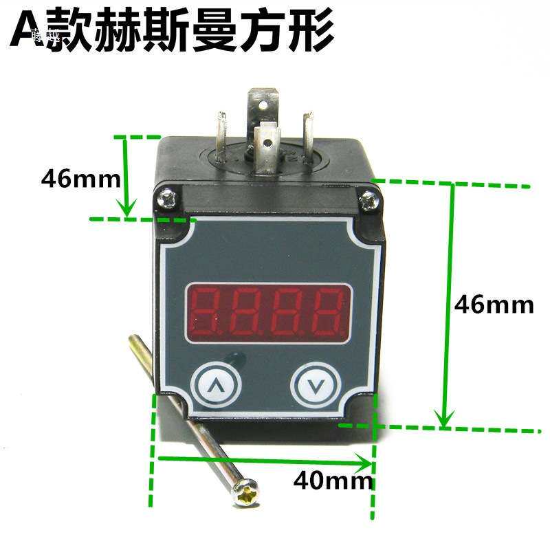 赫斯曼接头式显示表头 温度 压力变送器数显表头 4~20mA 现场显示