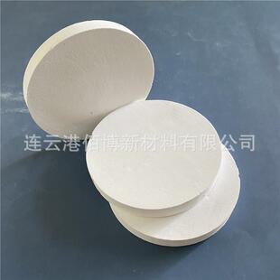 过滤用多孔陶瓷圆片 孔隙率可调微孔陶瓷片 可定 制陶瓷过滤片