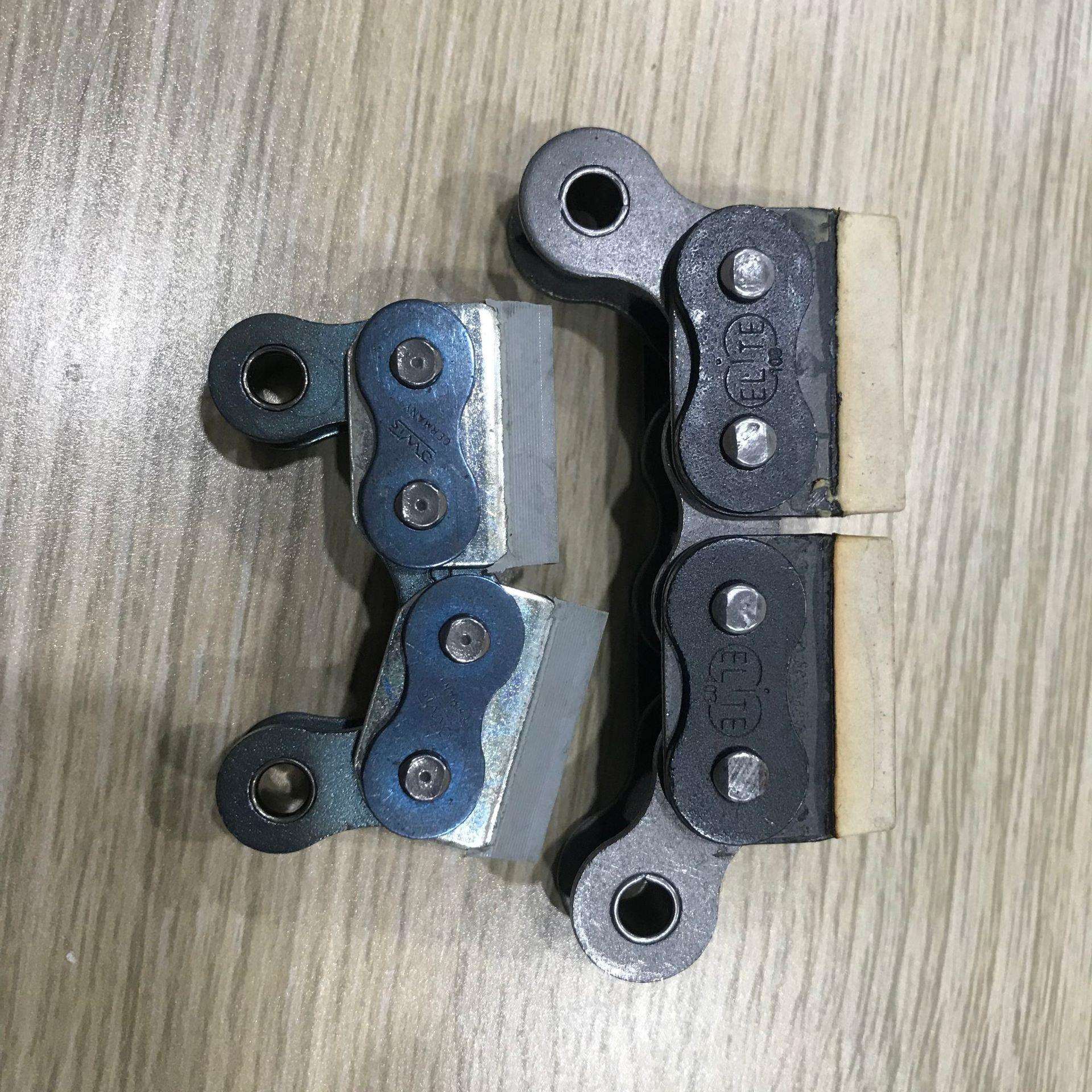 进口链条德国ELITE玻璃陶瓷机械高精度高08B带橡胶盖板链条