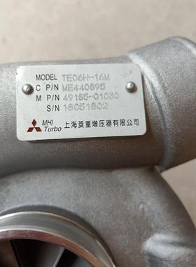 神钢200-6挖掘机加藤6D34发动机涡轮增压器TE06H-16M 49185-01030