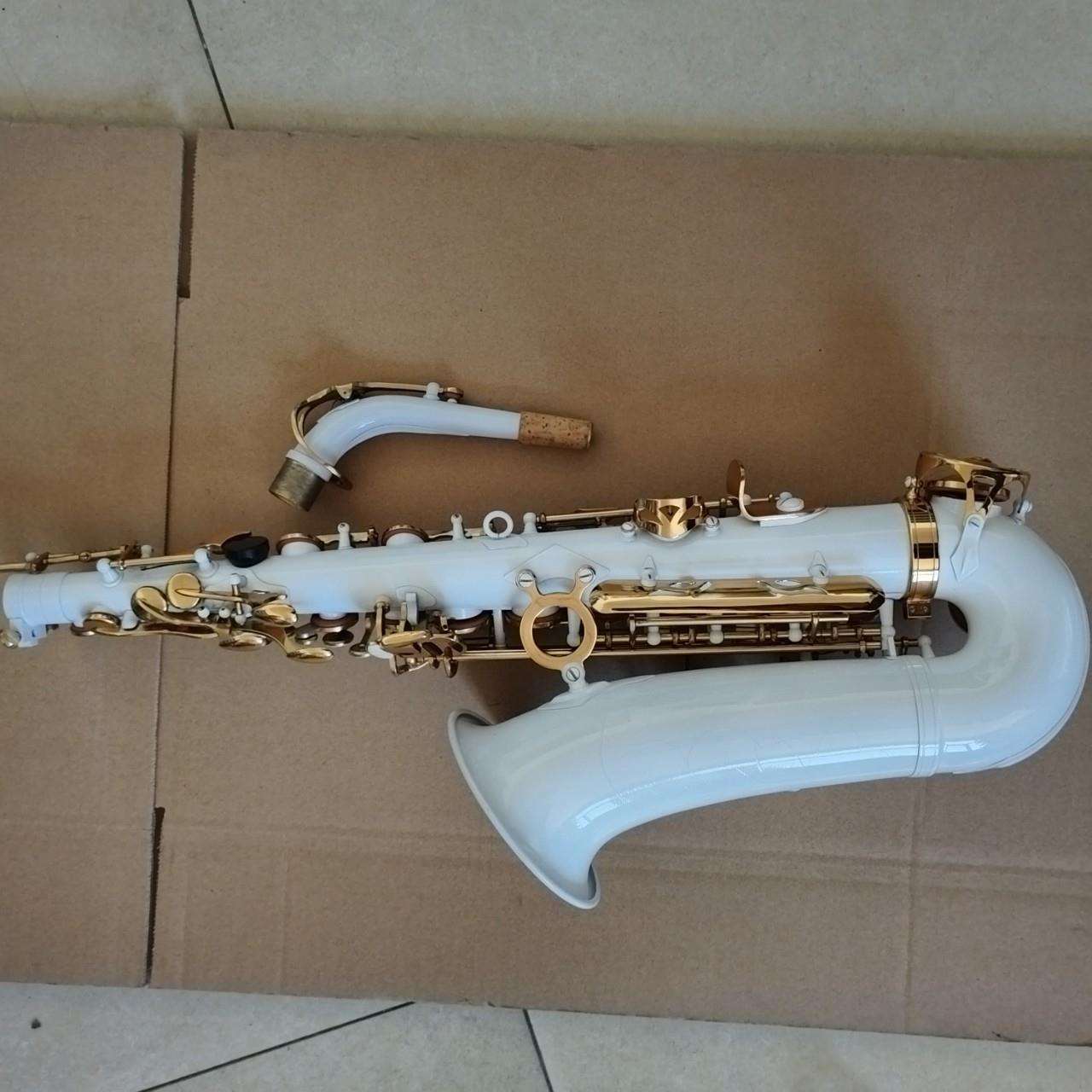 中音降E 萨克斯管SAX白漆金健优惠促销