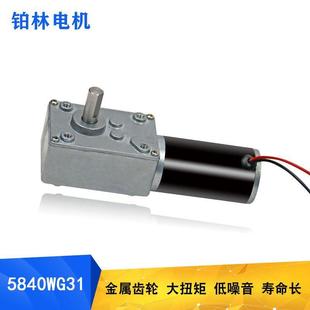 31zy涡轮蜗杆直流减速电机带自锁正反转5840减速电机 5840