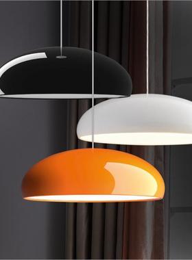 意大利设计师餐厅吊灯客厅橙色灯现代简约个性flos感吊线灯具
