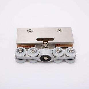 玻璃吊轮不锈钢移门吊轮 趟门吊轮推拉门滑轮门夹