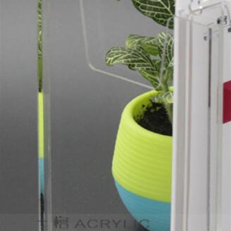 双层亚克力A4插槽卡槽挂墙插纸透明塑料有机板证件照片盒专业制作