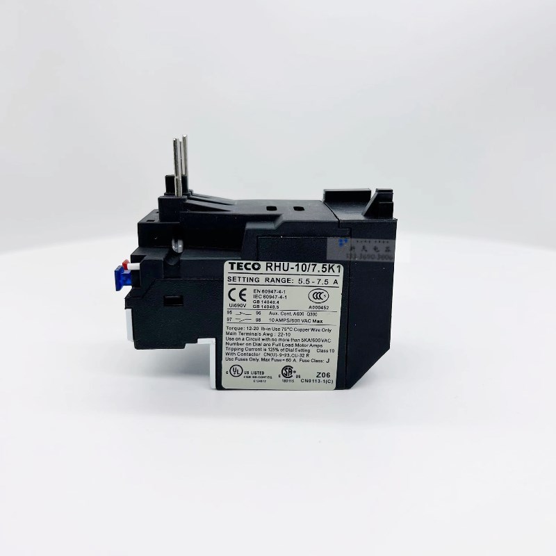 台安热过载保护热过载继电器RHU-10K1 RHN-10K 12.5A16UA7.5A8.5A