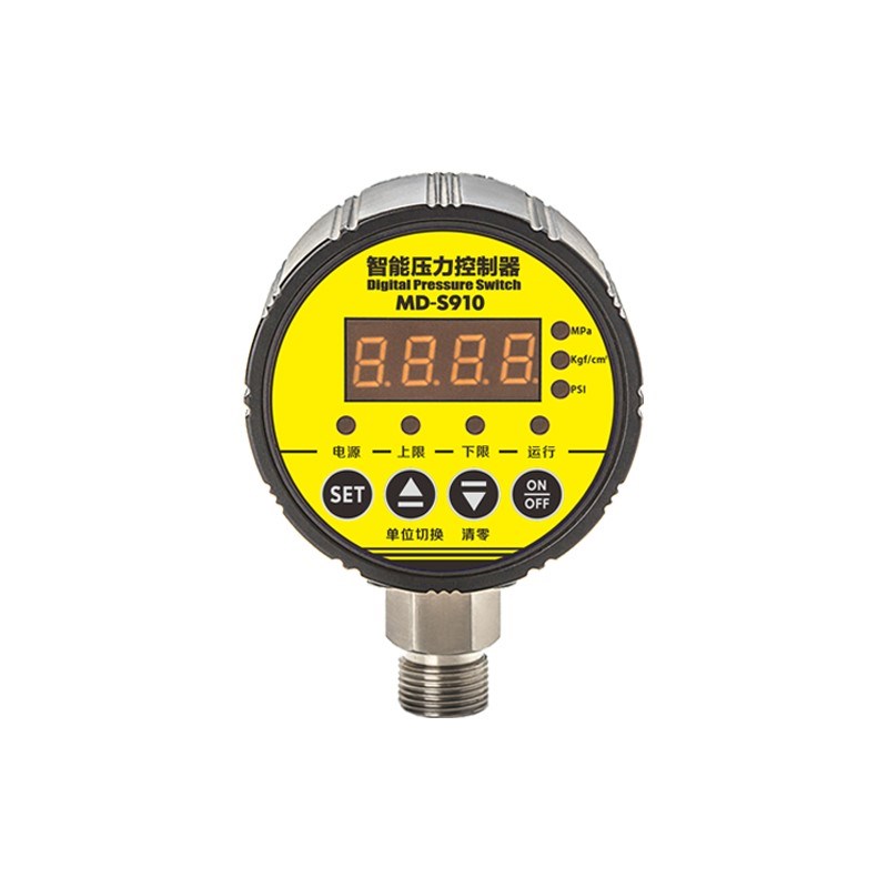 铭控MD-S260压力表数显油气水液压不锈钢高精度电池款数字压力表