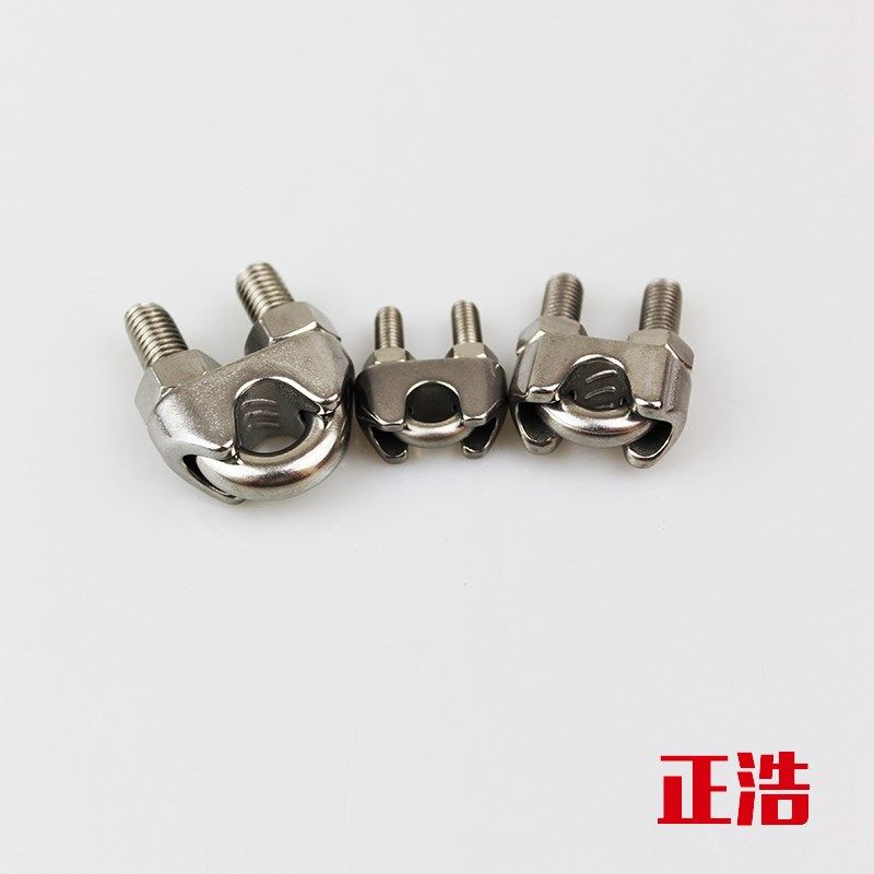 正宗U型扣子钢丝绳夹头304不锈钢卡头M2-VM36全国人气