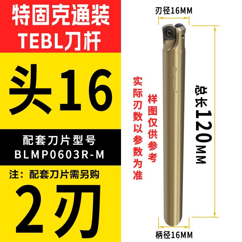快进给铣刀杆TEMBL高速粗铣刀盘BLMP0603MR-M特固克通装双面铣刀