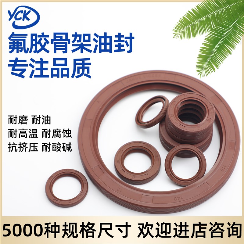 氟胶骨架油封18/19/20*25*28*30*31*32*35*37*40*4/5/6/7/8/10