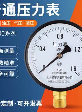 Y100压力表气压表液压表