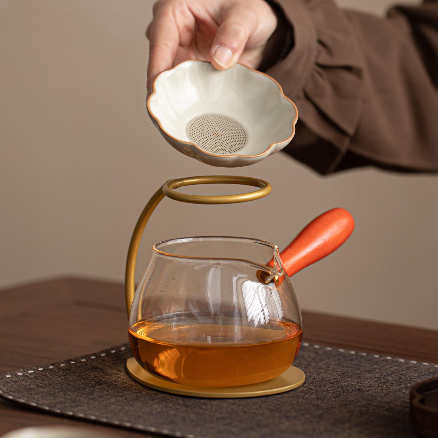 玻璃公道杯公杯耐热透明分茶器图片