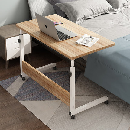 床边桌懒人床上电脑桌可移动约可折叠小桌子学生写字桌易书桌