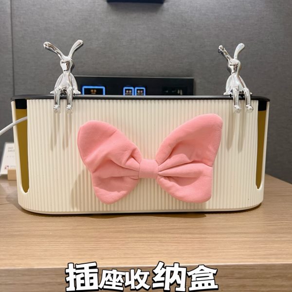 集电线整理桌面神器电源装饰插排安全接线插线板收纳盒线插座线盒