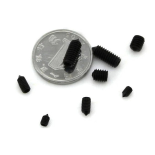 M4M5M6基米 M2.5M3 12.9级内六角紧定螺丝尖头无头机米螺钉M2