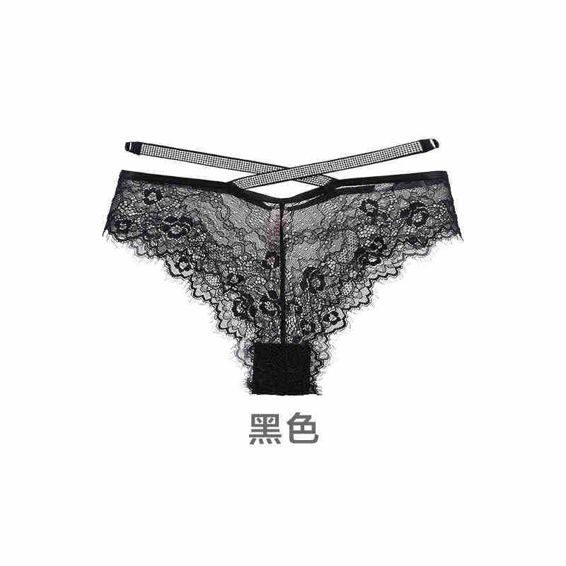 火辣无痕蕾丝内裤女性感透视纯棉档三角裤烫钻交叉细带辣妹丁字裤,女士内衣/男士内衣/家居服,女丁字裤,淘宝优惠券,粉丝福利购,淘宝优惠卷