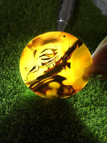 纯天然巴西玛瑙切片挂坠挂件生日节日礼物礼品配饰品七彩高冰牌