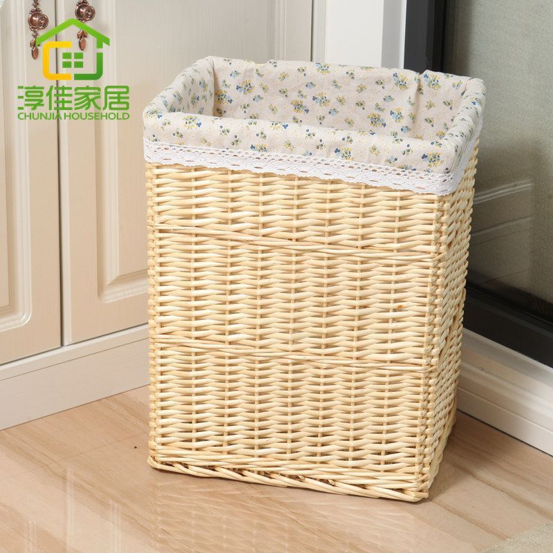 脏衣篮藤编收纳筐脏衣篓脏衣服收纳筐淳佳家居玩具收纳筐柳编篮子