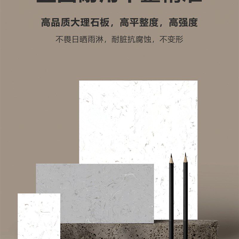 墨臣轻奢灰大理石拖把池带旋转甩干篮大小号阳台拖布池户外墩布池
