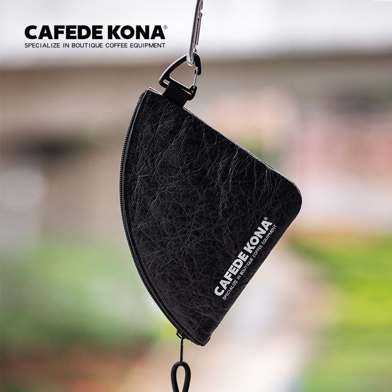 CAFEDE KONA手冲咖啡滤纸收纳包 杜邦纸防尘防水旅行户外露营便携