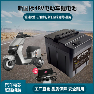 星恒天能同款新国标电动车锂电池雅迪台铃爱玛新日48V16A20AH24AH