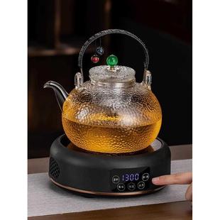 电陶炉家用茶具套装 耐热高温玻璃蒸煮茶壶新款 烧水壶养生壶煮茶器
