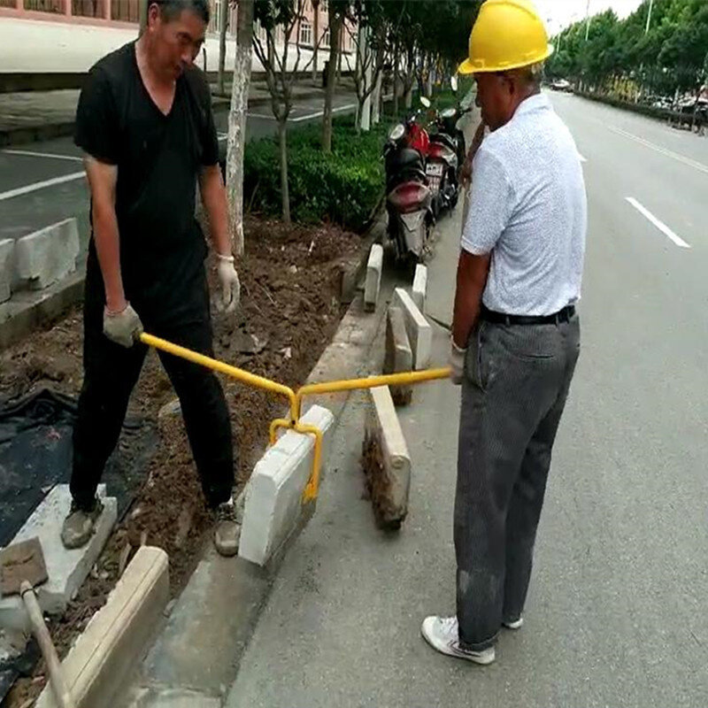 省pnd道路牙安装新款路缘石夹侧石牙马路石材夹具路石时夹子钳搬