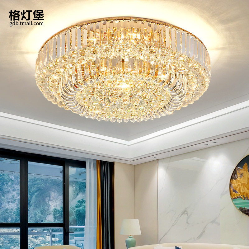 2025新款欧式奢华水晶吸顶灯