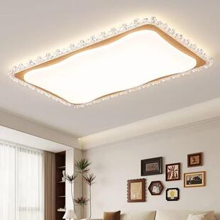 全光谱护眼水晶客厅吸顶灯主灯2025新款现代简约大气卧室房间灯具