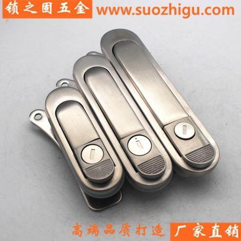 不锈钢门锁AB303 AB302-1平面锁开关控制箱机柜控制箱门锁